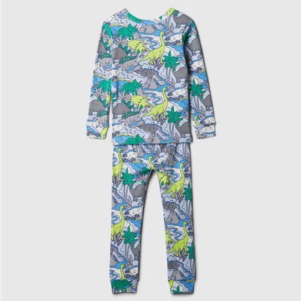 GAP Kids Dinosaur & VolcanoThemed Pajama Set Sz 2T